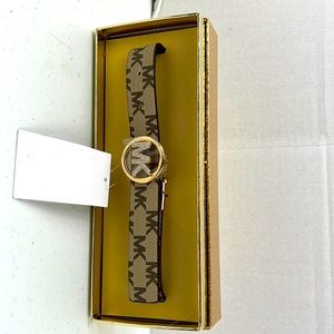 Michael Kors womens belt with rhinestone buckle L/XL